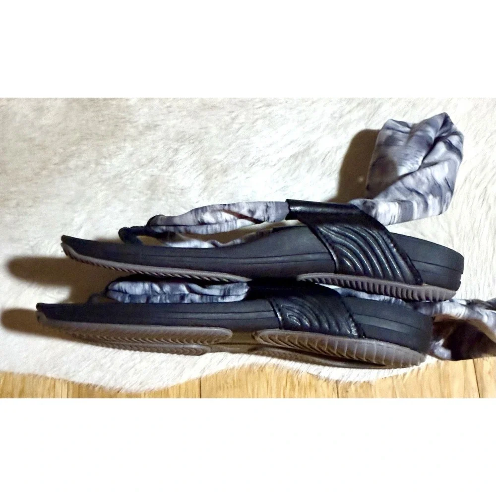 Kuru Women's Sling Wrap Sandal Women's Size‎ 7 Tie Dye Black Gray Arch Support - Picture 3 of 5